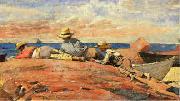 Winslow Homer Three Boys on the Shore oil painting picture wholesale
